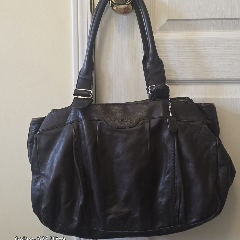 RUDSAK Black Shoulder Bag with Slouchy Design